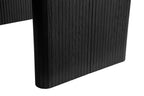 Axel Oval Fluted Dining Table With 4 Chairs
