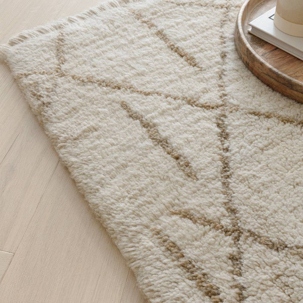 Azera Berber 120x170cm Crosshatch Rug