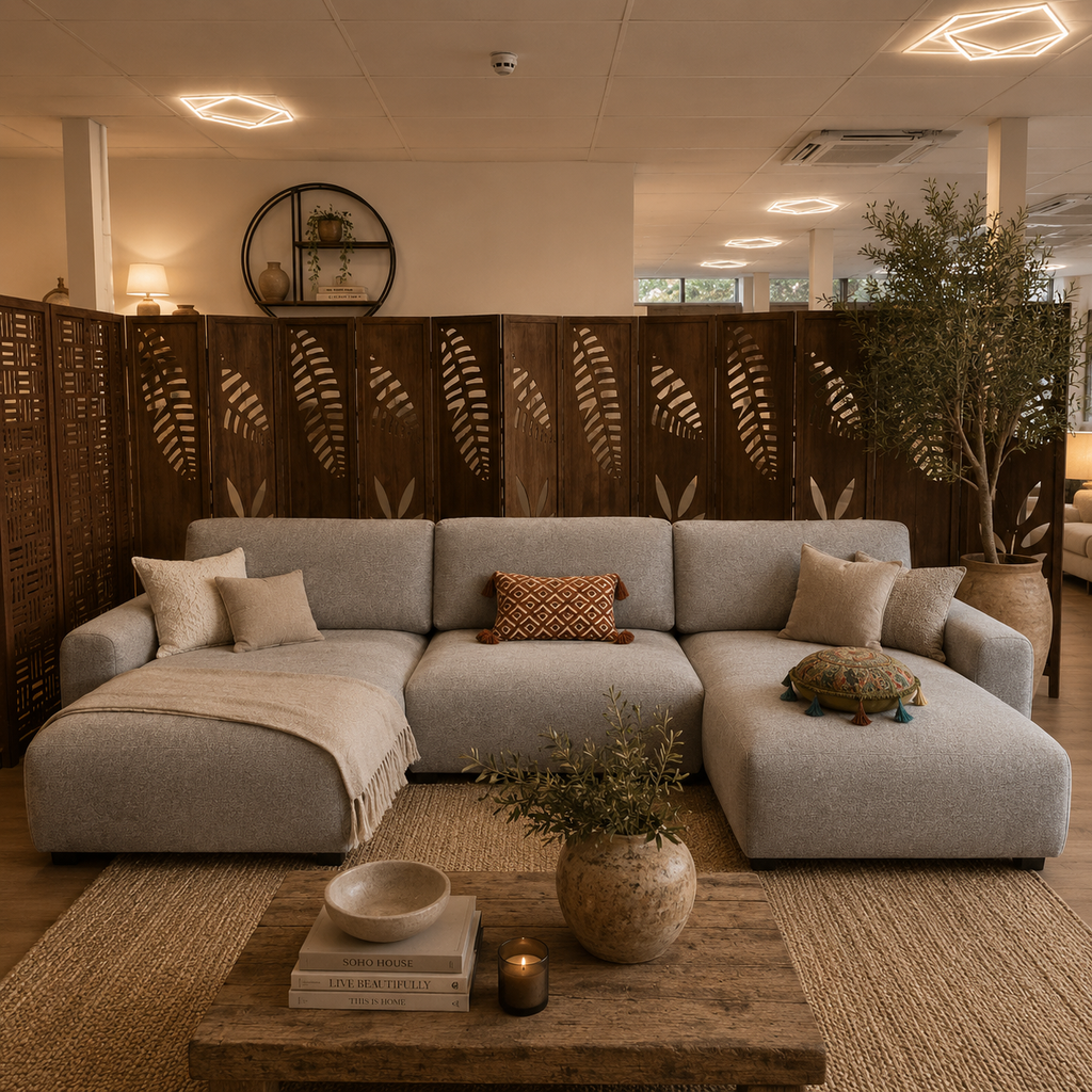 Luma Sofa Grey U Shape Corner