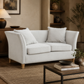 Sutton Two Seat Grey Fabric Sofa