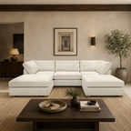 Model 49 - U shaped Sofa Enzo Cream
