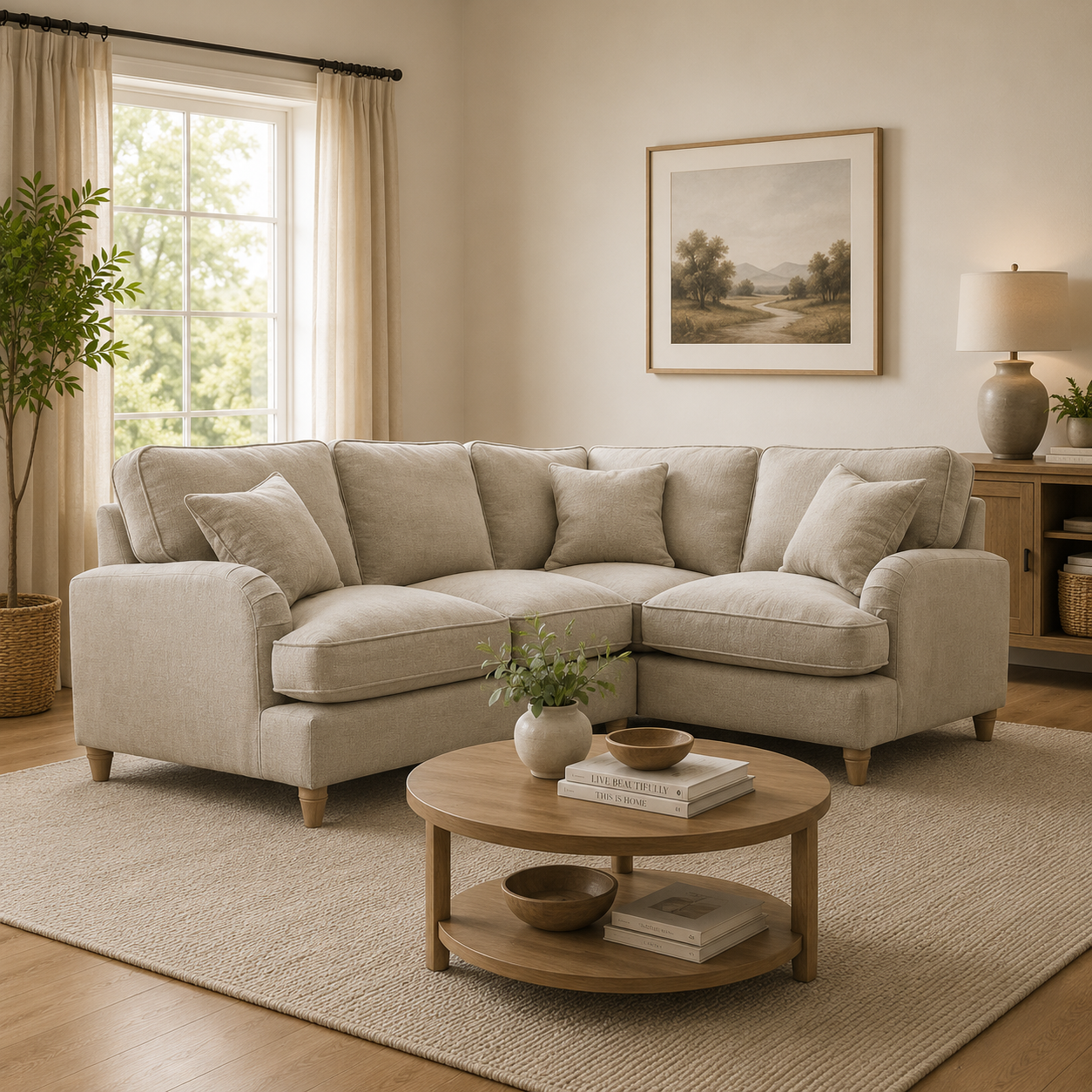 2 Corner 1 Manhattan Putty The Great Sofa Company | Piper | Vienna | Arthur | Emeline | Swift | Morris