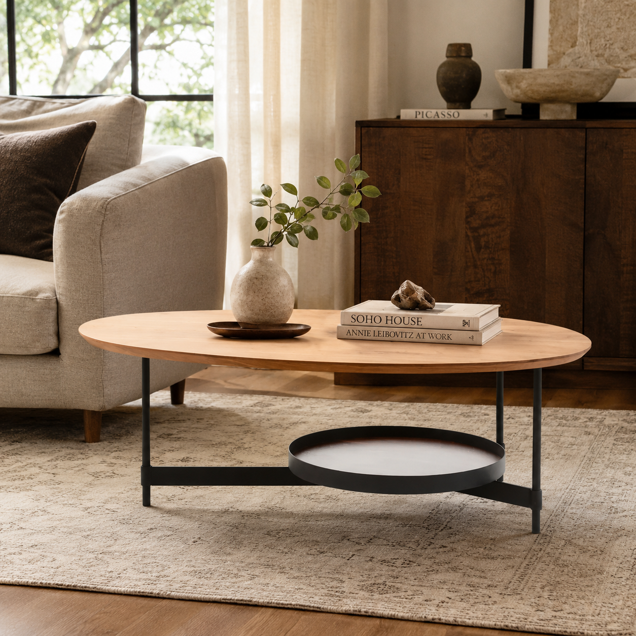 Doha Coffee Table With Oblong Top