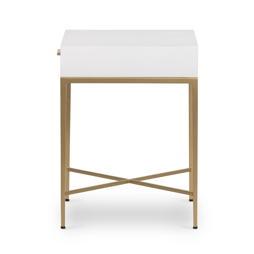 Isla Bedside White