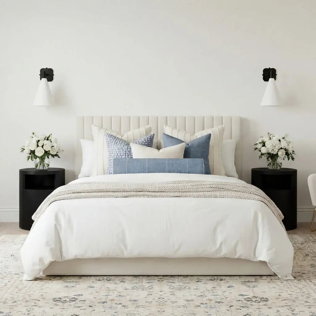 Berlin Milk Ottoman King Size Bed (2 Packs), lifestyle