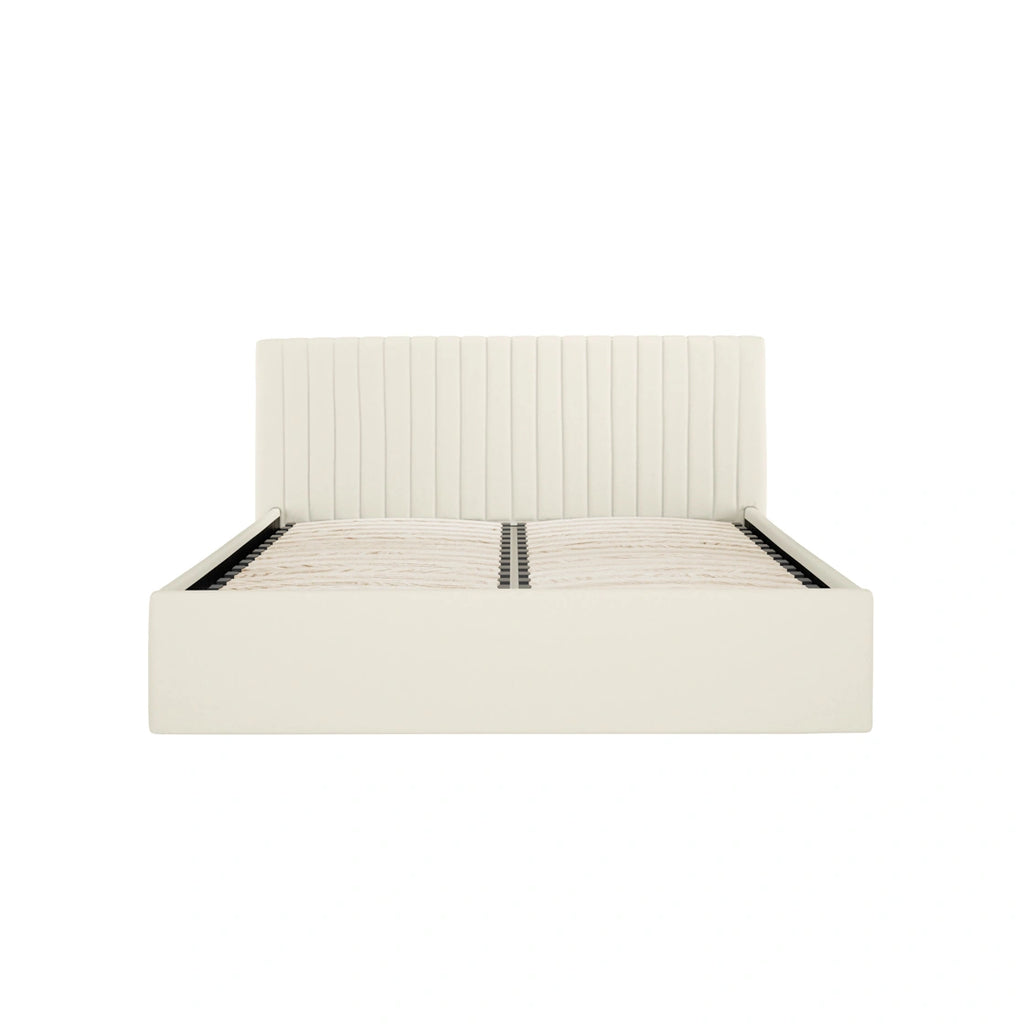 Berlin Milk Ottoman King Size Bed (2 Packs)