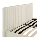 Berlin Milk Ottoman King Size Bed (2 Packs)