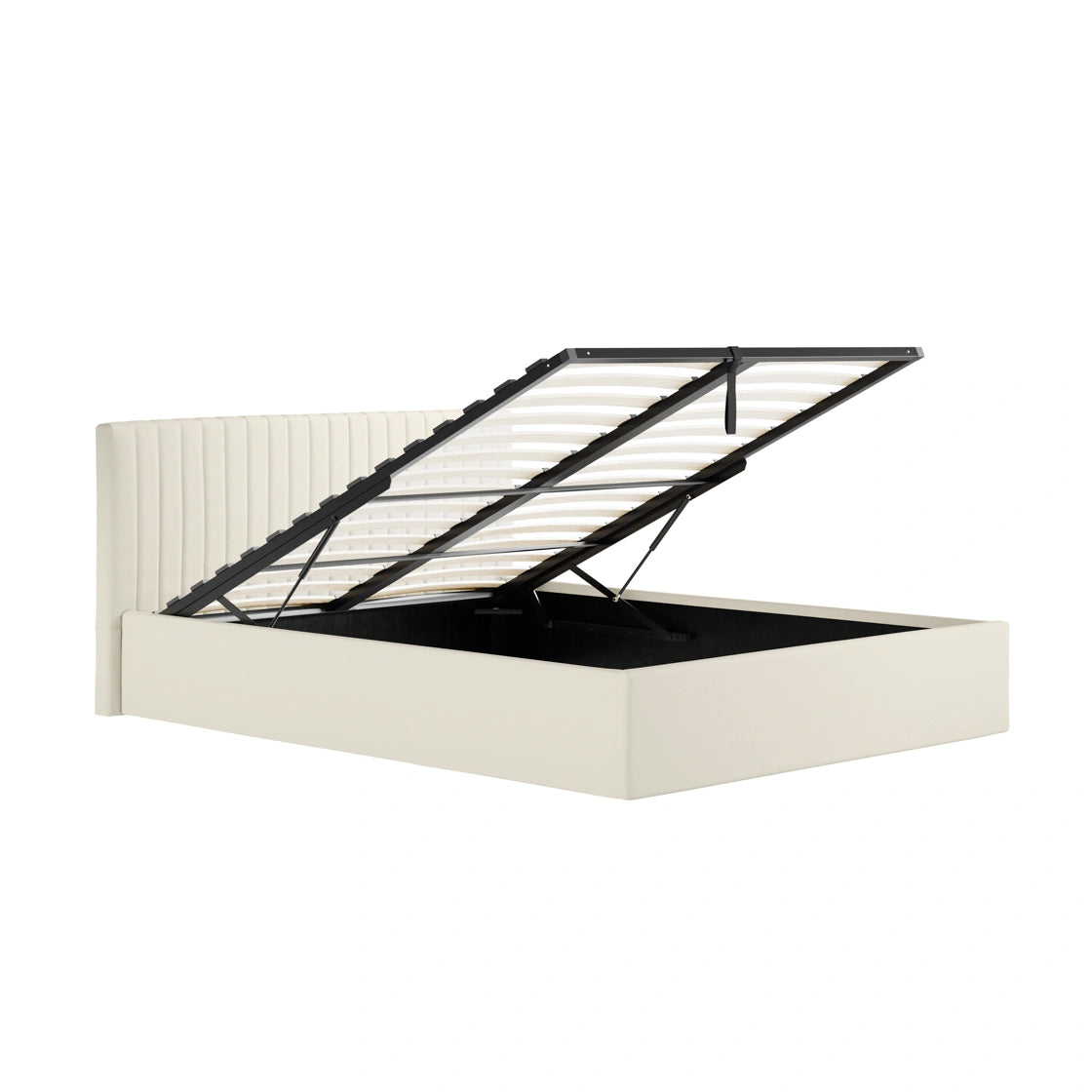Berlin Milk Ottoman King Size Bed (2 Packs)