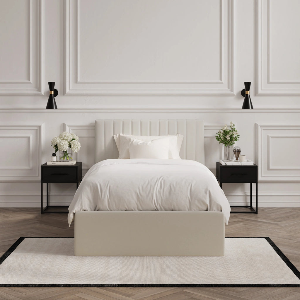 Berlin Milk Ottoman Single Bed (2 Packs)
