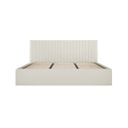 Berlin Milk Ottoman Super King Size Bed (2 Packs)