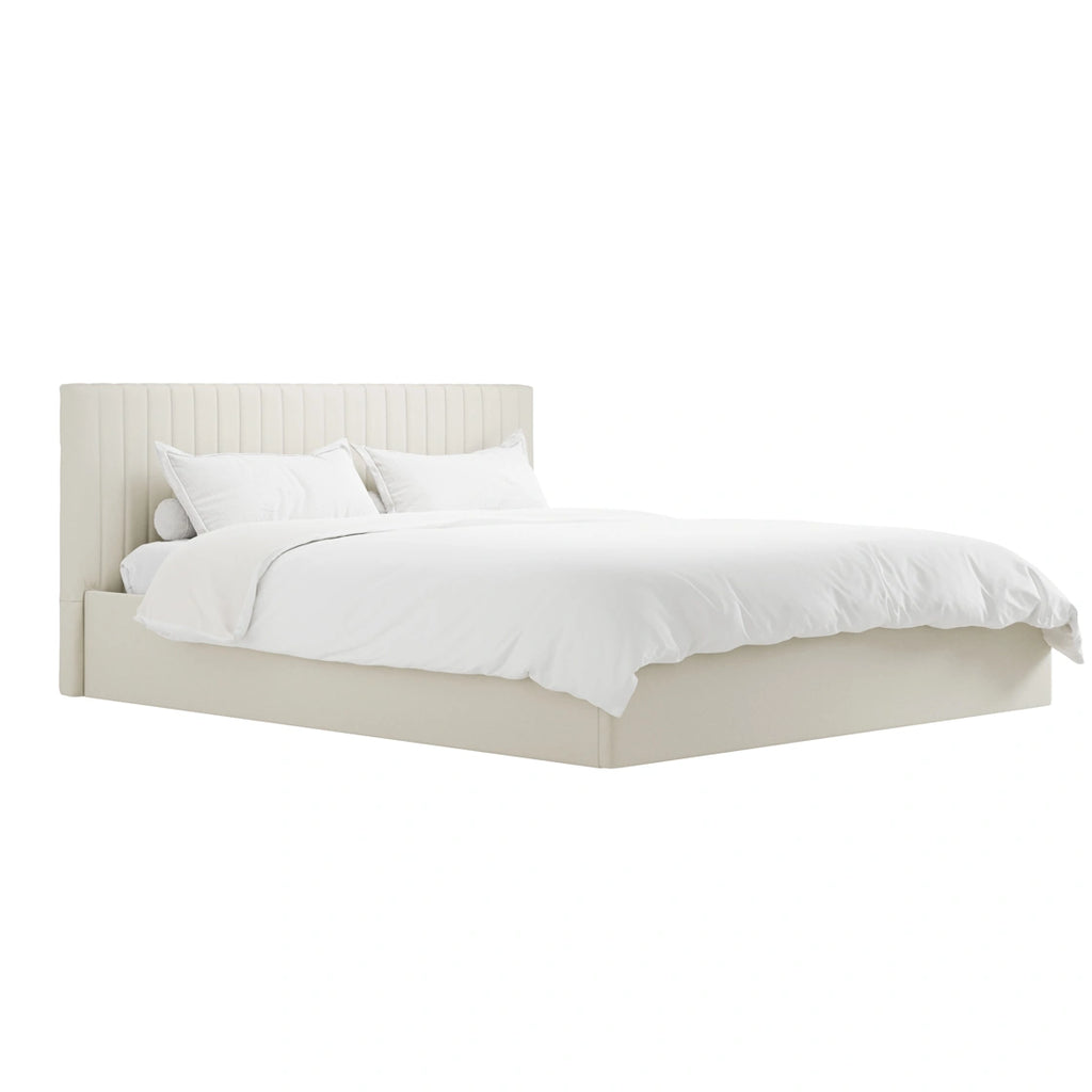 Berlin Milk Ottoman Super King Size Bed (2 Packs)