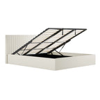 Berlin Milk Ottoman Super King Size Bed (2 Packs)