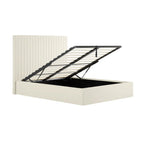Berlin Milk Tall Ottoman Double Bed (2 Packs), product view 4