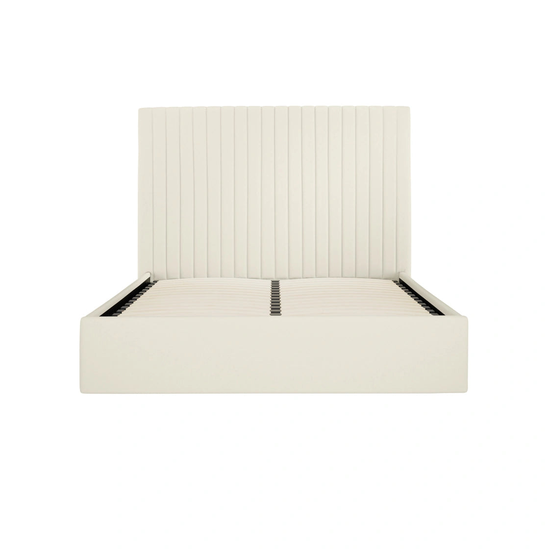 Berlin Milk Tall Ottoman King Size Bed (2 Packs)