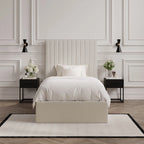 Berlin Milk Tall Ottoman Single Bed (2 Packs)