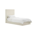 Berlin Milk Tall Ottoman Single Bed (2 Packs)