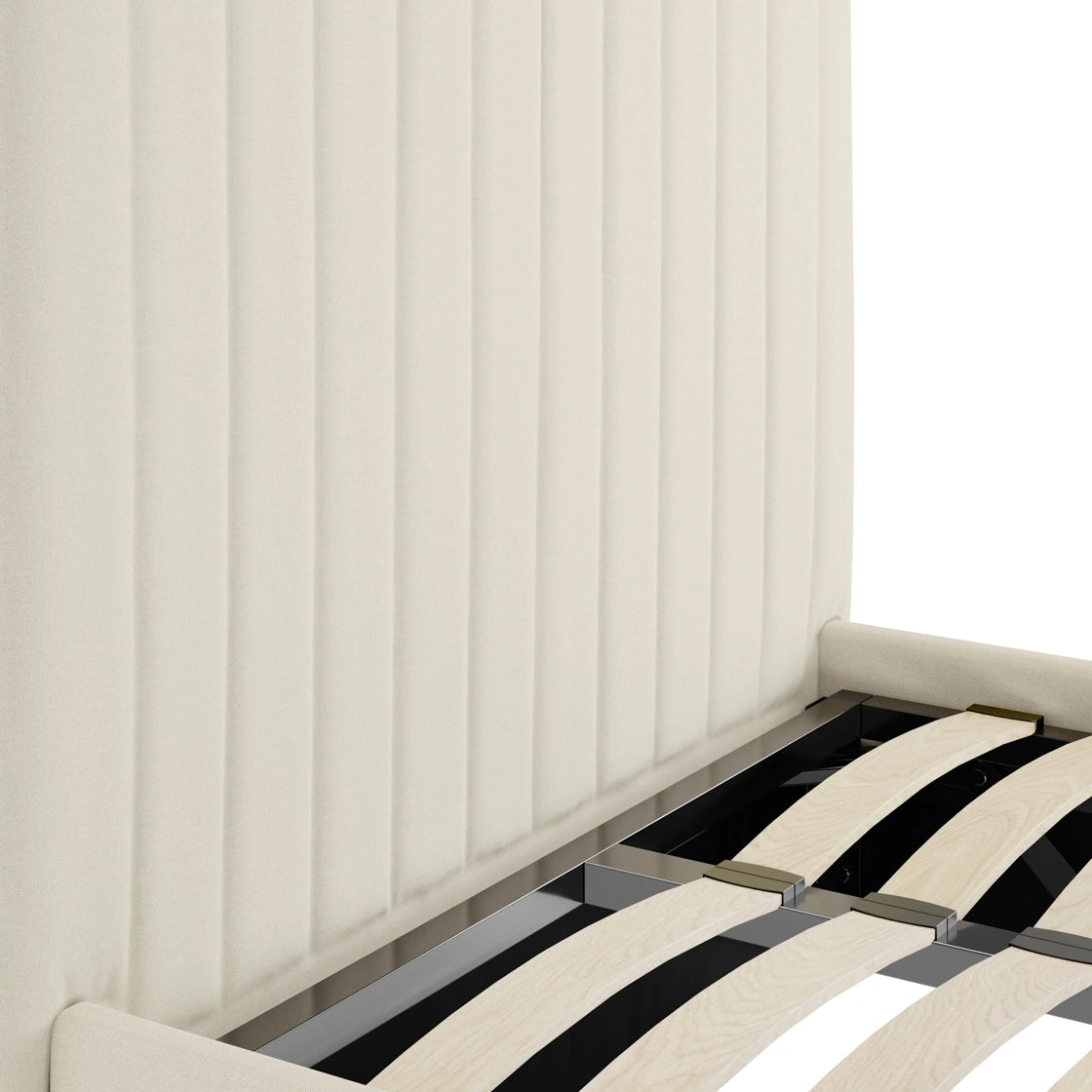 Berlin Milk Tall Ottoman Single Bed (2 Packs)