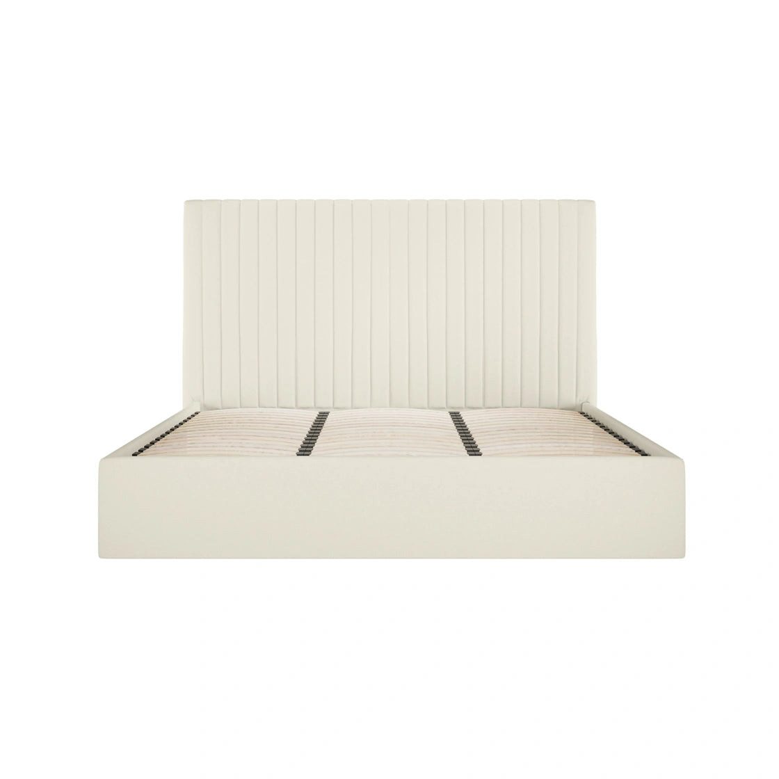 Berlin Milk Tall Ottoman Super King Size Bed (2 Packs)