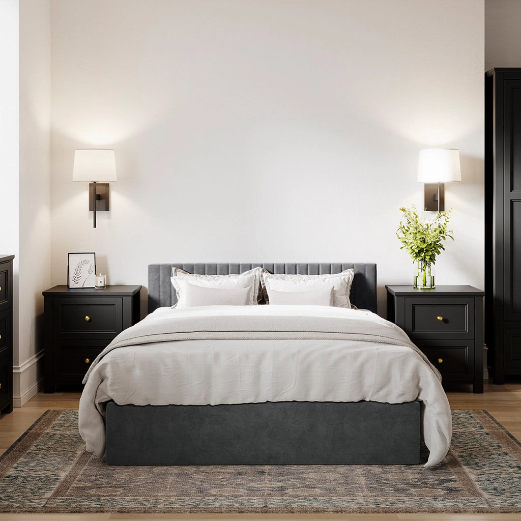 Berlin Silver Double Bed, lifestyle