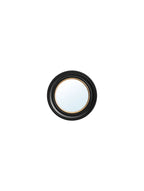 Round Mirror - Black and Gold