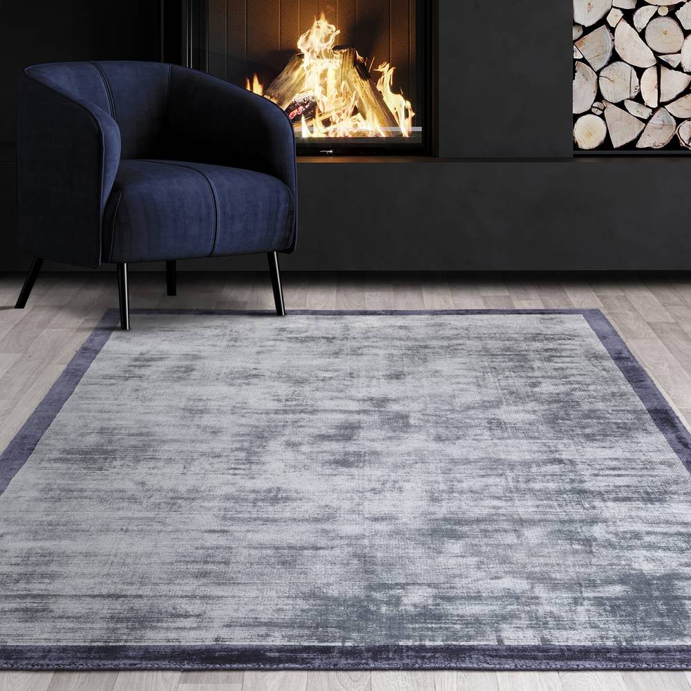 Blade Border 200x290cm Airforce/Navy 06 Rug