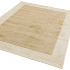 Blade Border Rug 200x200cm Putty Champagne 01 Rug