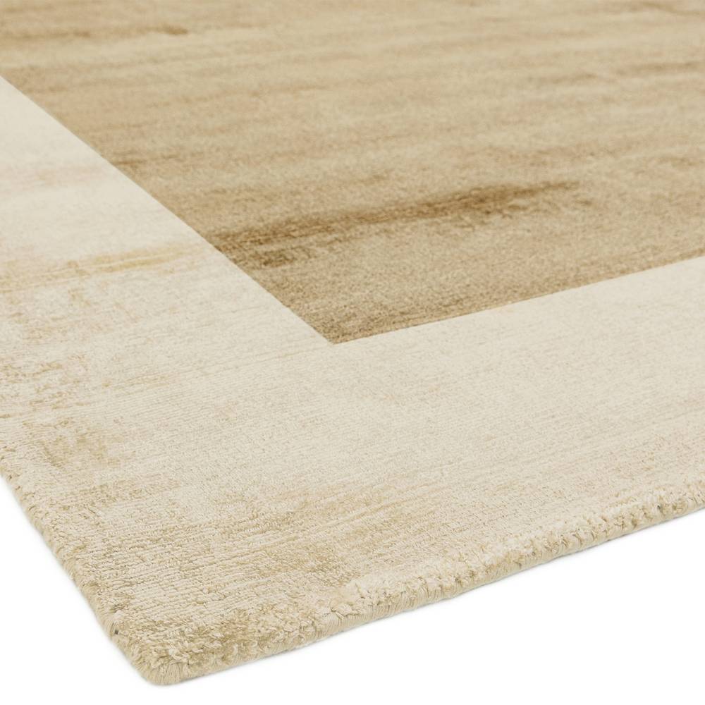 Blade Border Rug 160x160cm Putty Champagne 01 Rug