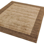 Blade Border Rug 120x170cm Choco Mocha 02 Rug