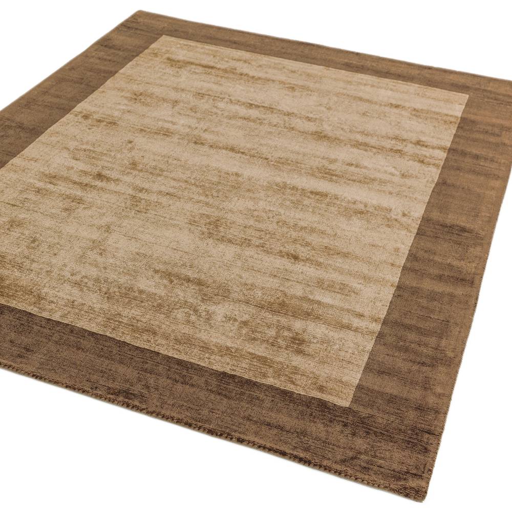 Blade Border Rug 160x160cm Choco Mocha 02 Rug