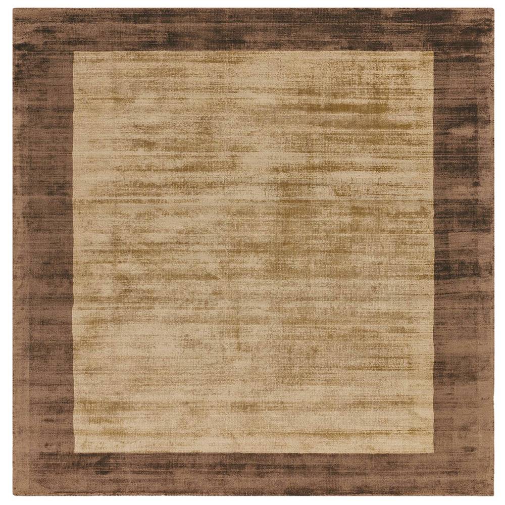 Blade Border Rug 200x200cm Choco Mocha 02 Rug