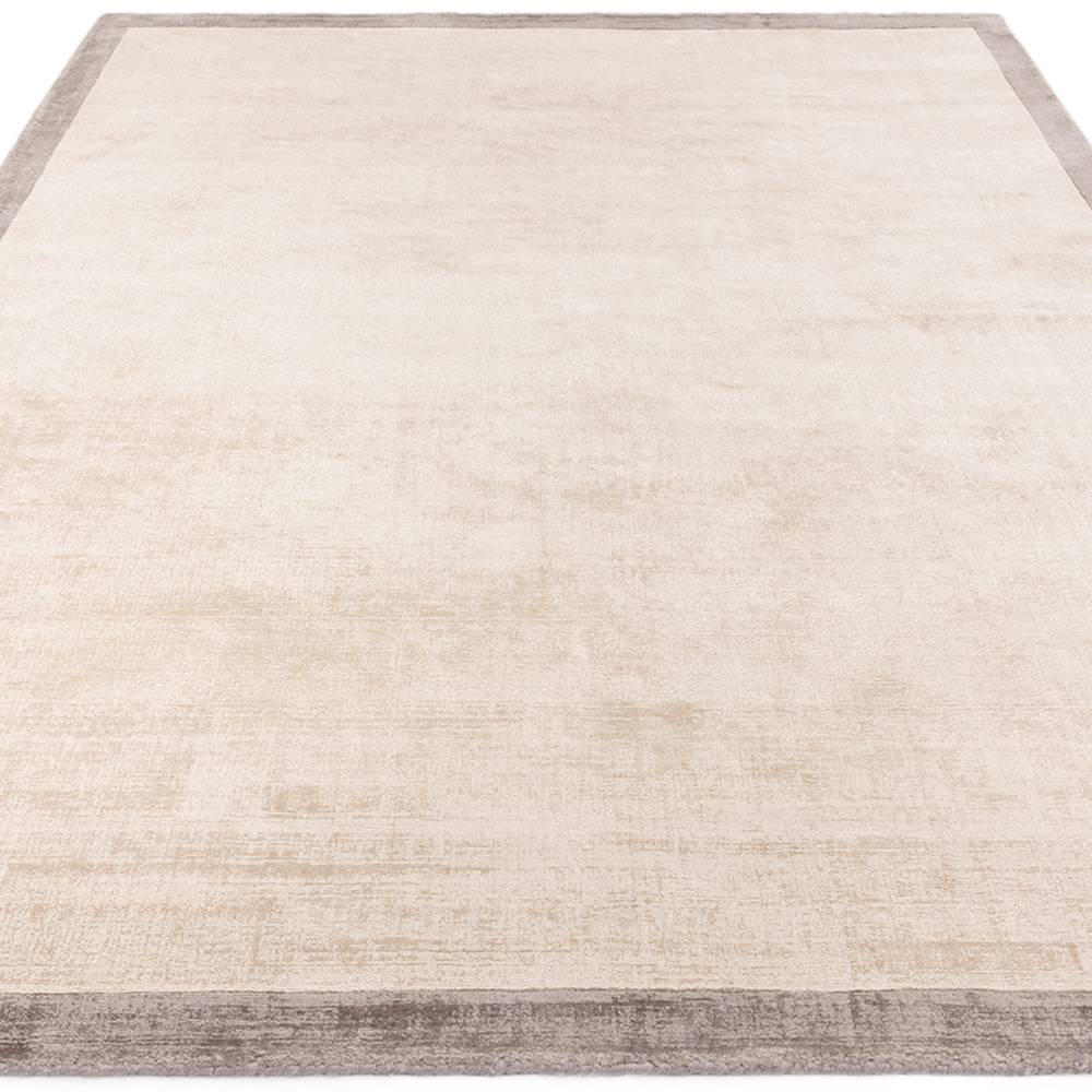 Blade Border 120x170cm Putty/Silver 07 Rug