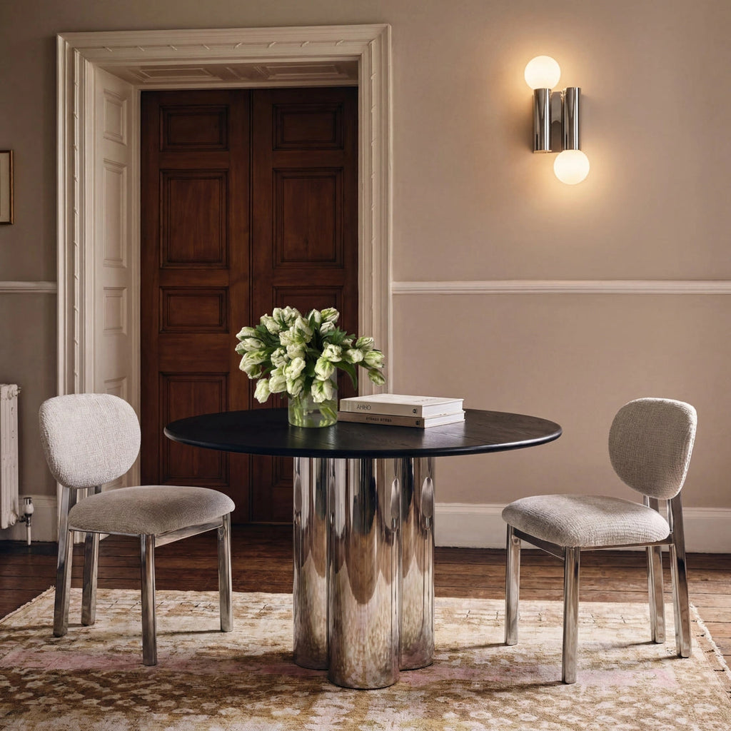 Blake Black Dining Table (2 Packs)