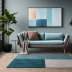 Blox Rug 120x170cm Teal Rug
