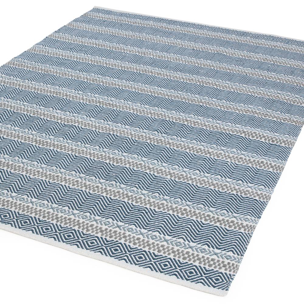 Boardwalk Rug 200x290cm Blue Multi Rug