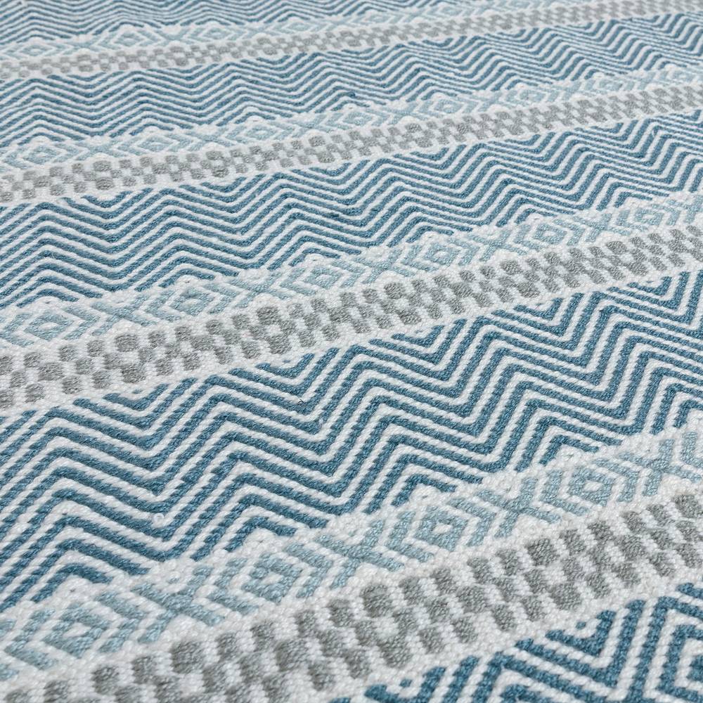Boardwalk Rug 200x290cm Blue Multi Rug