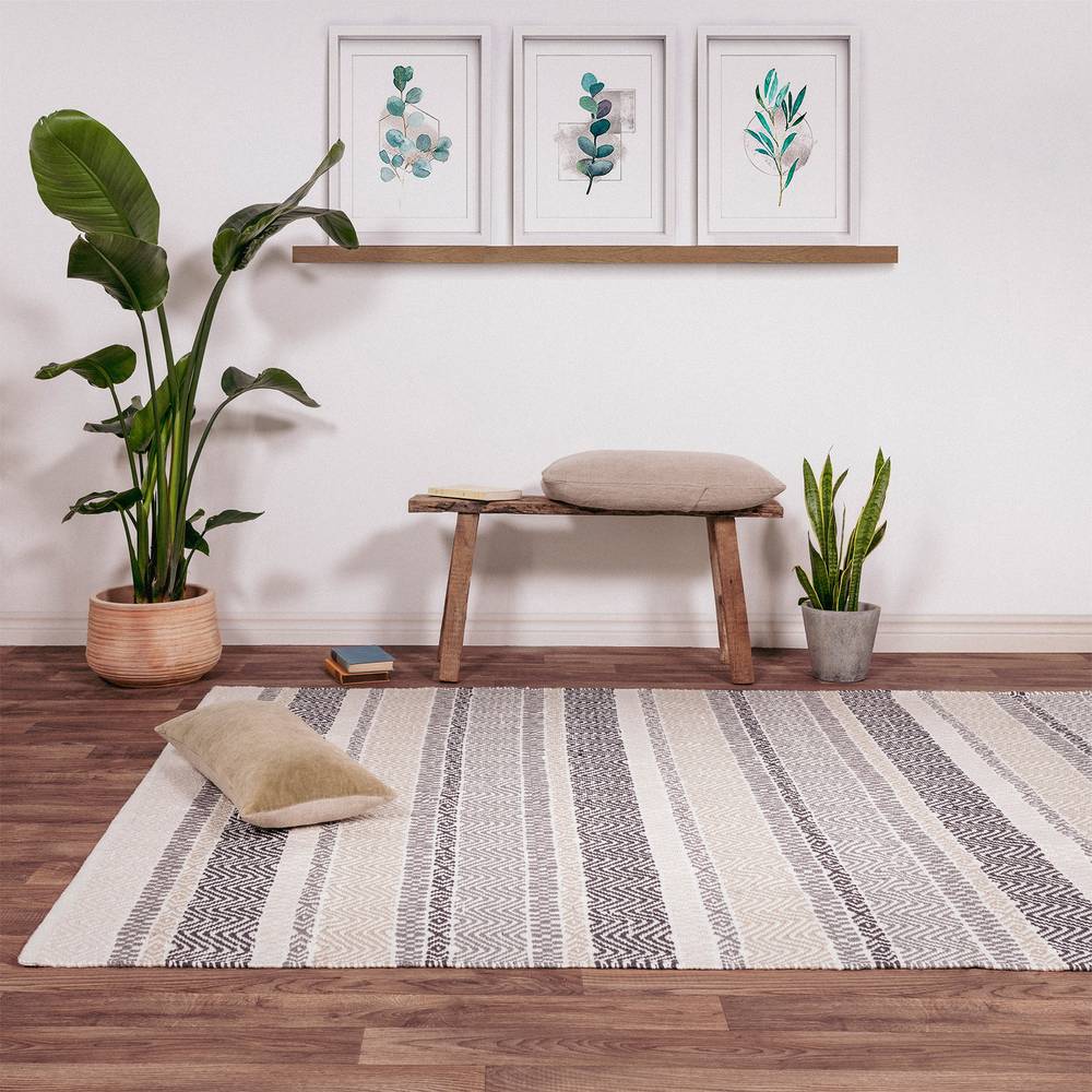 Boardwalk Rug 160x230cm Grey Multi Rug