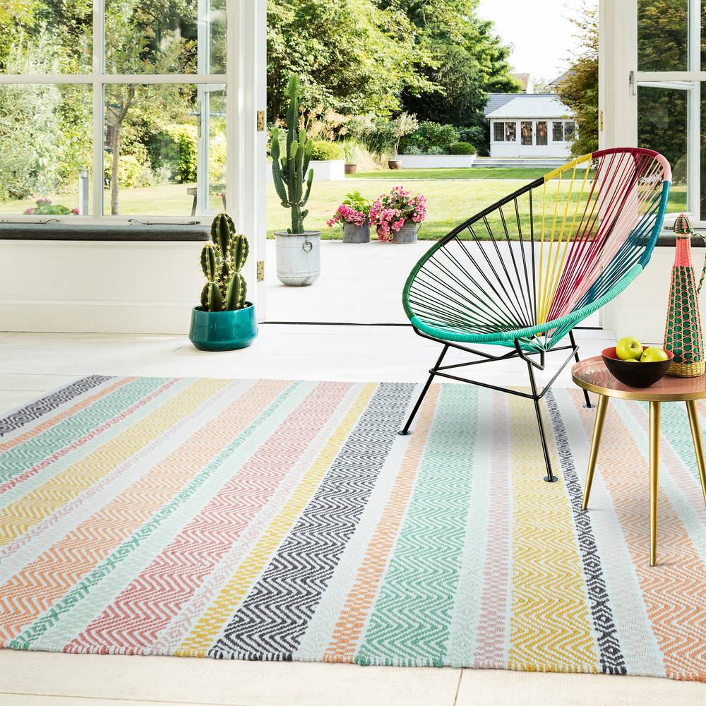 Boardwalk Rug 160x230cm Pastel Multi Rug