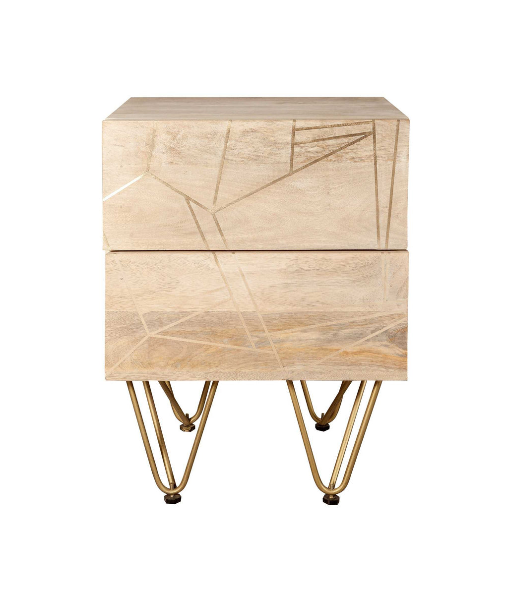 Rook Two Drawer Side Table