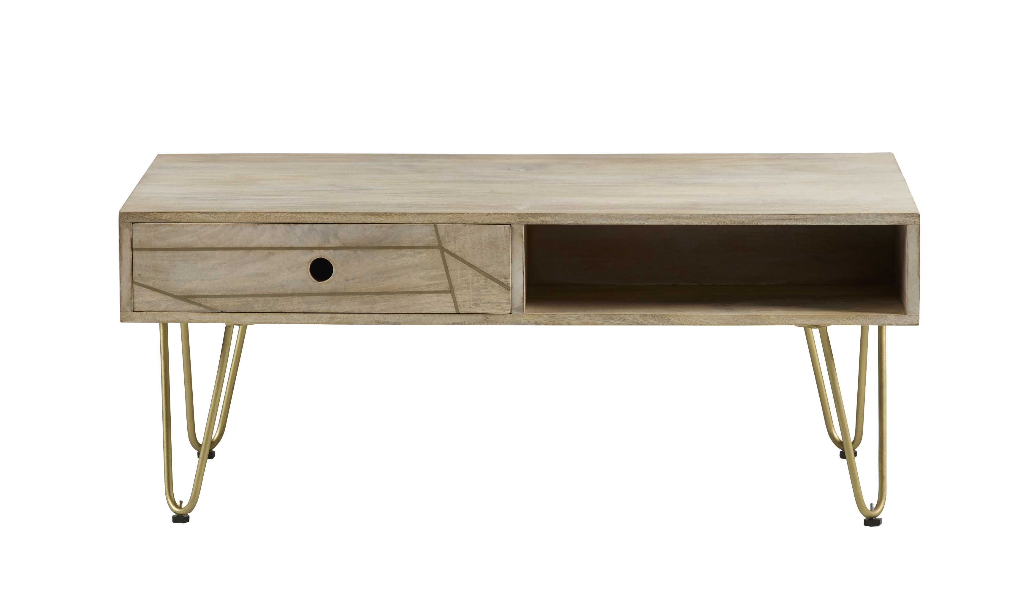 Rook Rectangular Coffee Table with Drawer