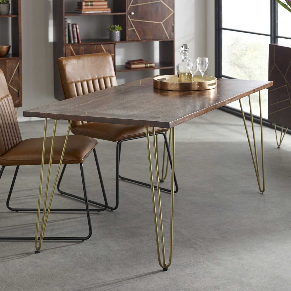 Jai Solid Mango Wood Dining Table