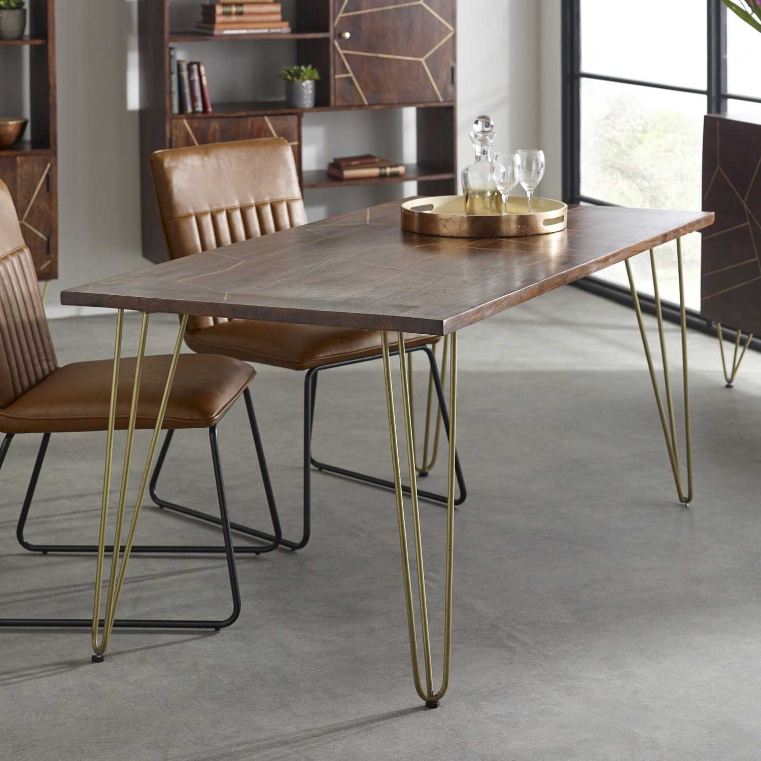 Jai Solid Mango Wood Dining Table