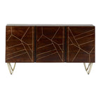 Jai Solid Mango Wood Extra Large Sideboard 3 Drawers and 2 Doors
