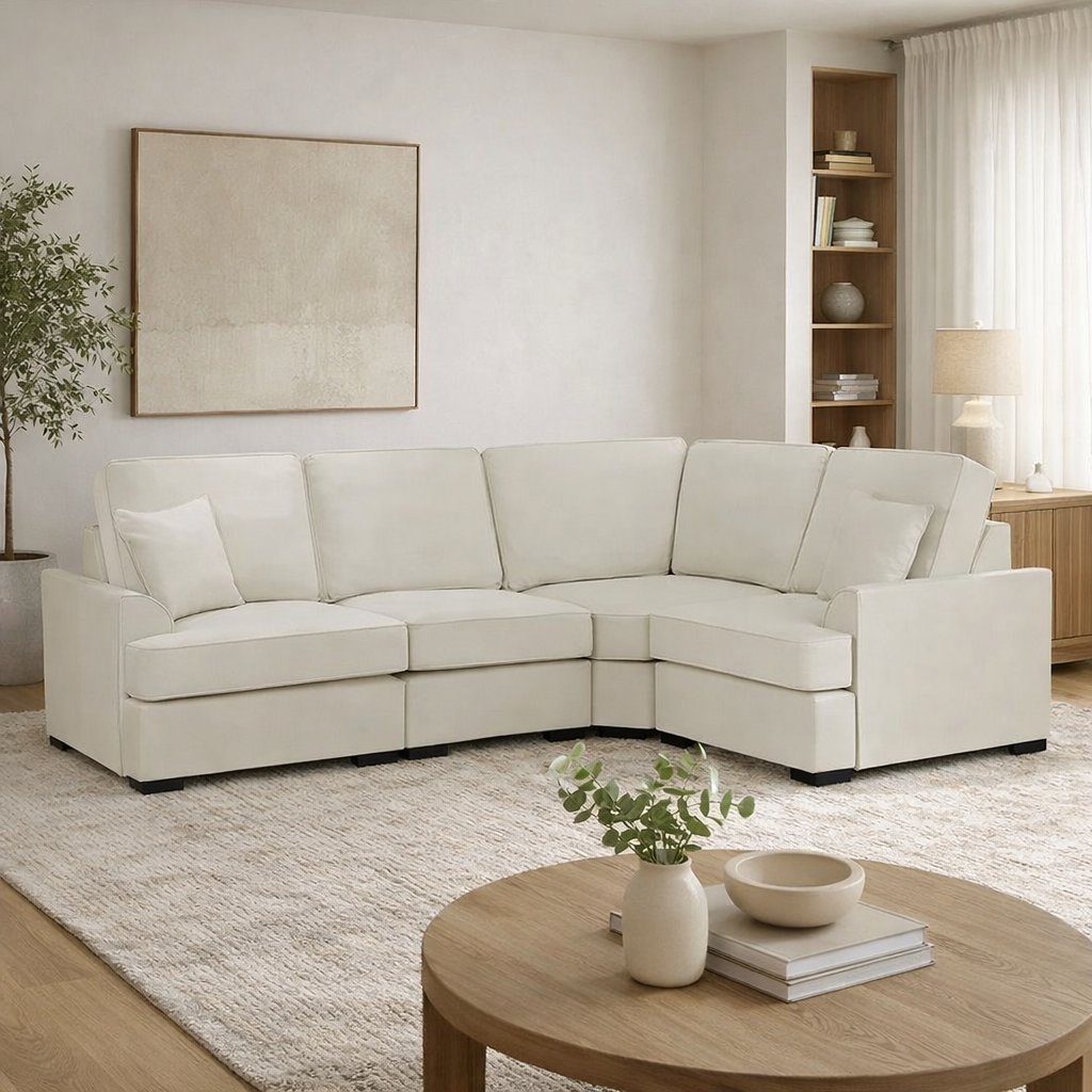 Funk Sofa Beige Universal Corner