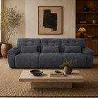Dallas Electric Sofabed Grey 3 Seater