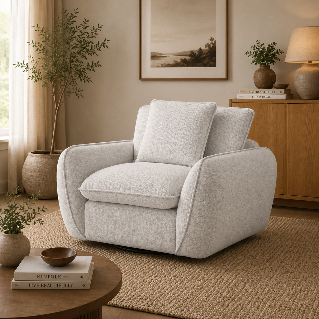 Berlin Sofa Beige Armchair