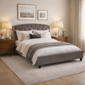 Josephine Steel Shade Double Bed