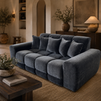 Jacob Sofa Black 3 Seater