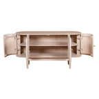 Emiko Cane & Mango Wood 4 Doors Sideboard