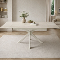 Lucia Extending Dining Table Sandy Beige