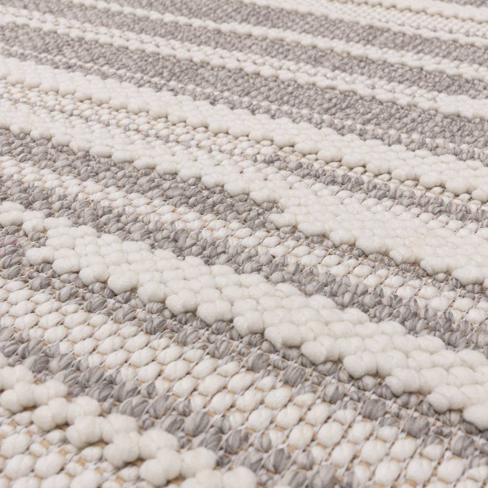 Camber 120x170cm Stripe Grey Rug